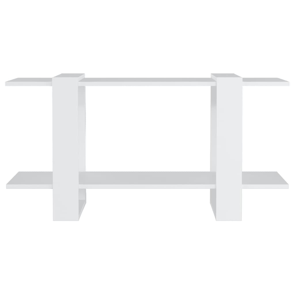 Libreria Bianca 100x30x51 cm in Legno Multistrato