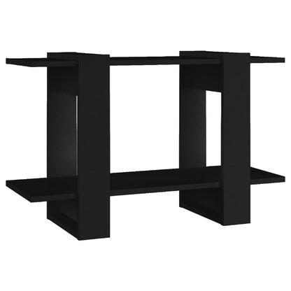Libreria/Divisorio Nero 80x30x51 cm