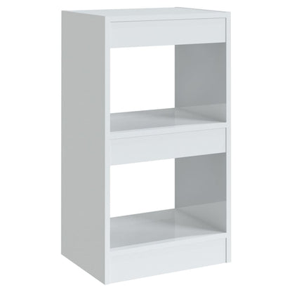 Libreria/Divisorio Bianco Lucido 40x30x72 cm