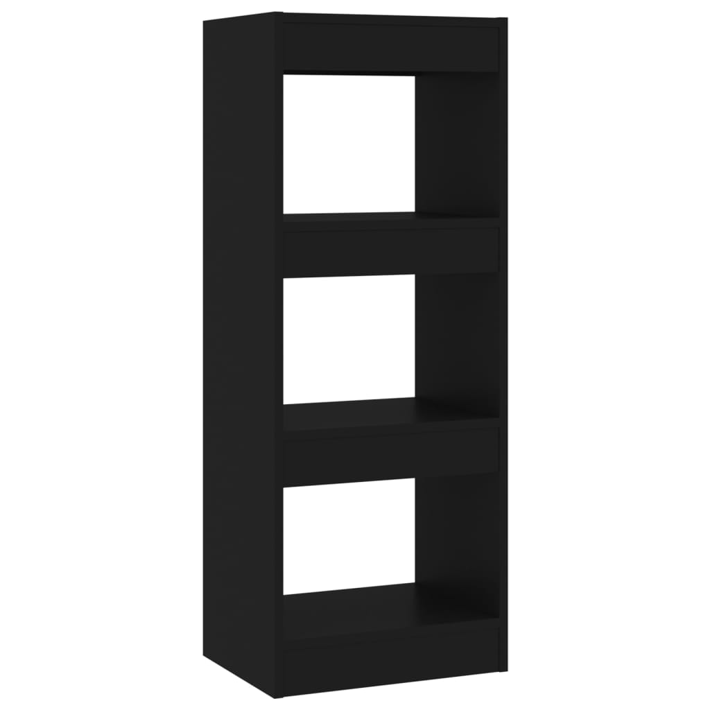 Libreria/Divisorio Nero 40x30x103 cm in Truciolato