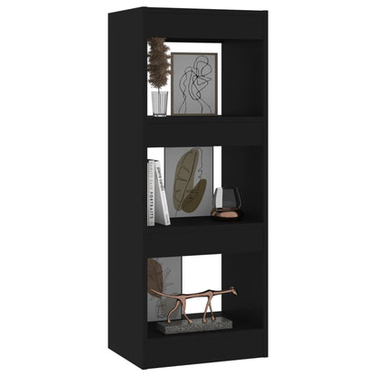 Libreria/Divisorio Nero 40x30x103 cm in Truciolato