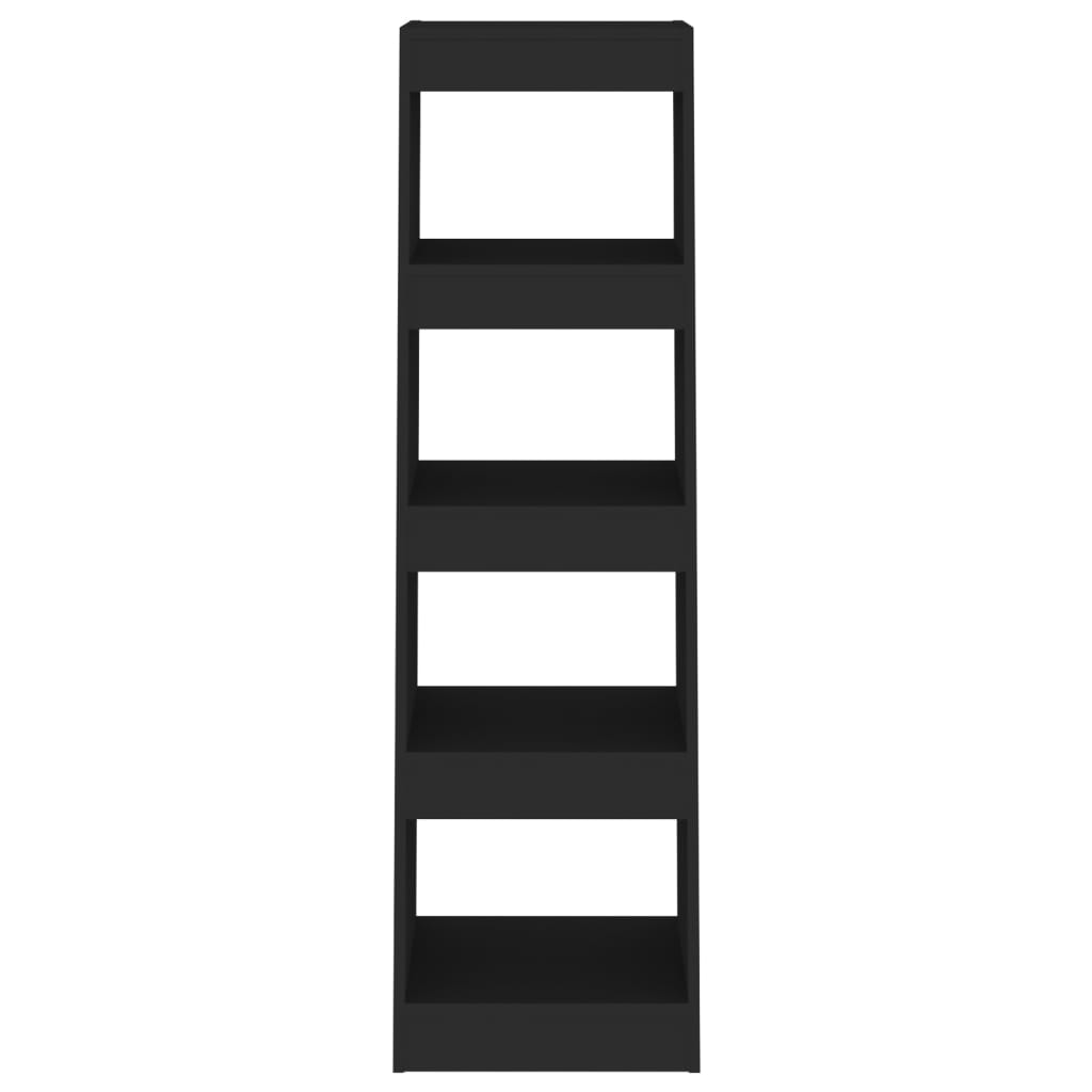 Libreria/Divisorio Nero 40x30x135 cm