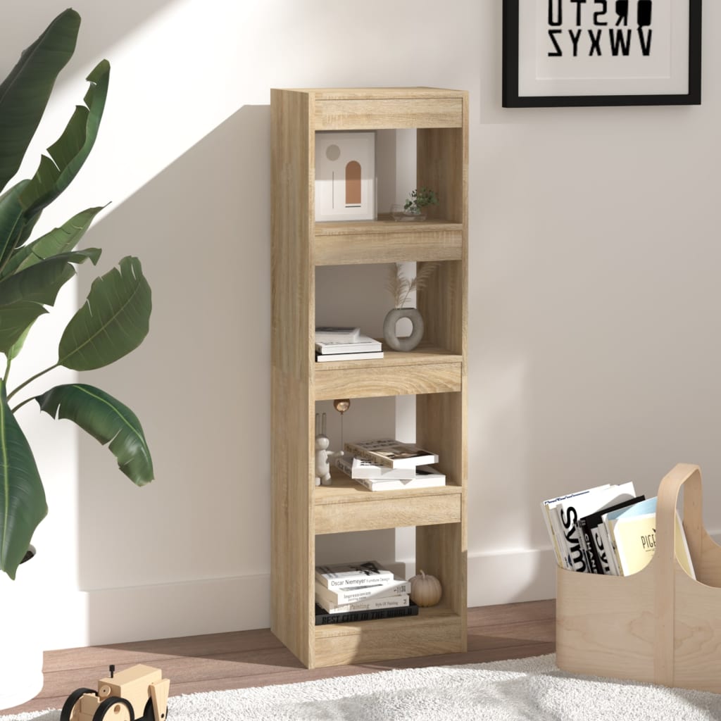 Libreria/Divisorio Rovere Sonoma 40x30x135 cm