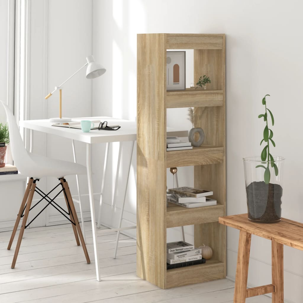 Libreria/Divisorio Rovere Sonoma 40x30x135 cm