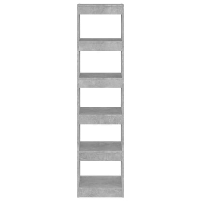 Libreria/Divisorio Grigio Cemento 40x30x166 cm