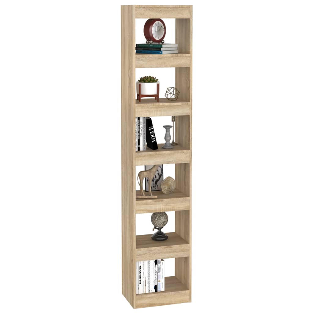Libreria/Divisorio Rovere Sonoma 40x30x198 cm