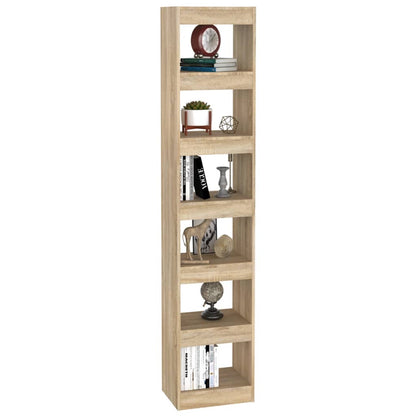 Libreria/Divisorio Rovere Sonoma 40x30x198 cm