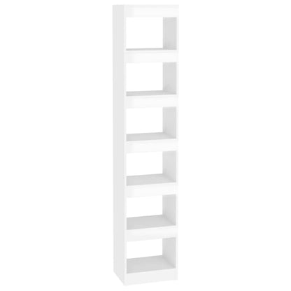 Libreria/Divisorio Bianco Lucido 40x30x198 cm
