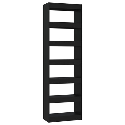 Libreria/Divisorio Nero 60x30x198 cm