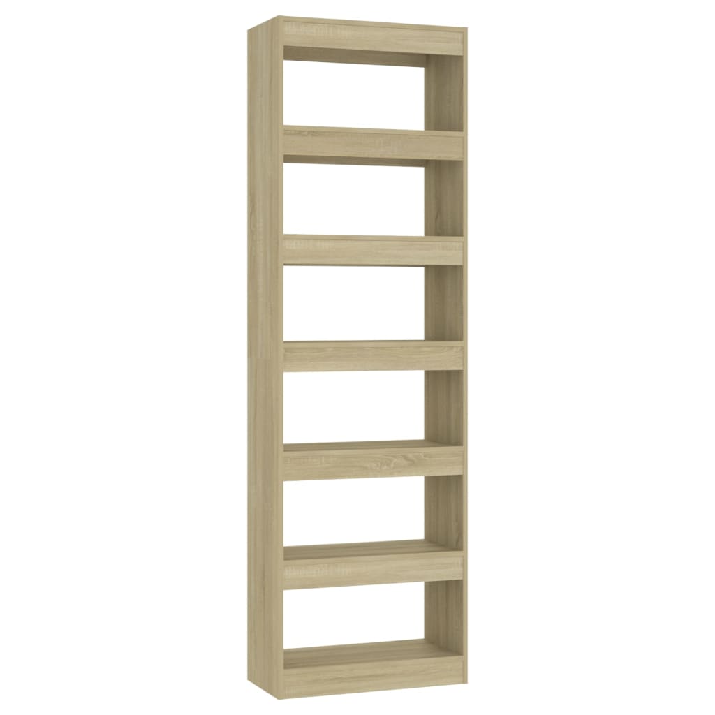 Libreria/Divisorio Rovere Sonoma 60x30x198 cm