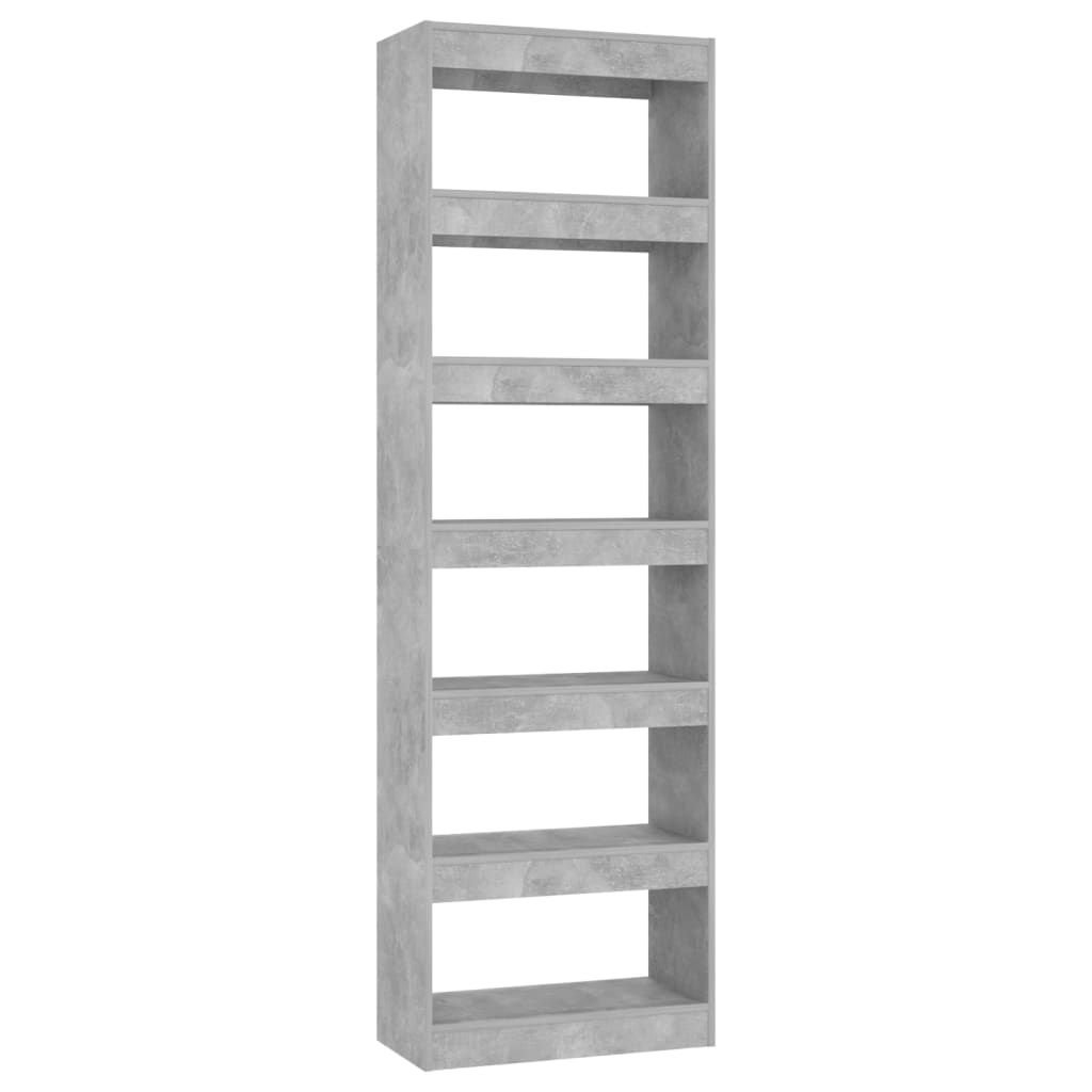 Libreria/Divisorio Grigio Cemento 60x30x198 cm