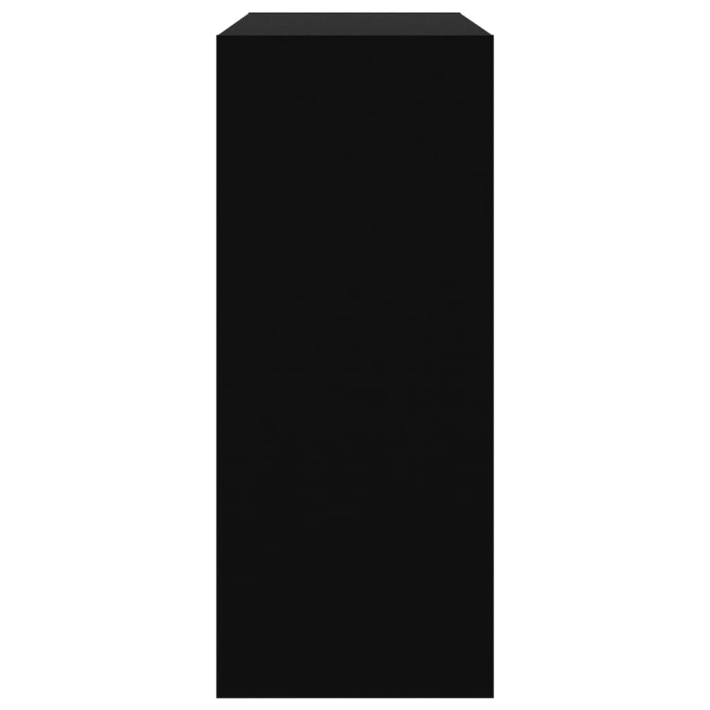 Libreria/Divisorio Nero 80x30x72 cm