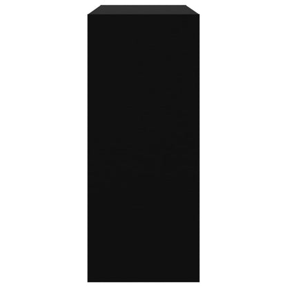 Libreria/Divisorio Nero 80x30x72 cm