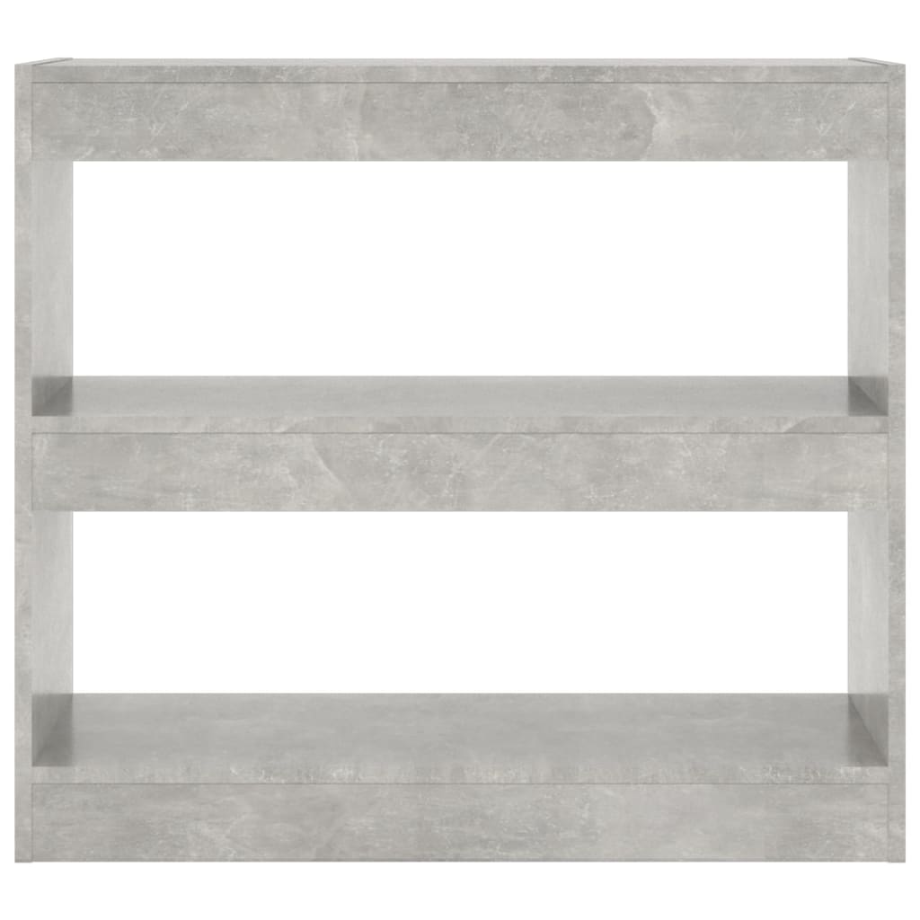 Libreria/Divisorio Grigio Cemento 80x30x72 cm