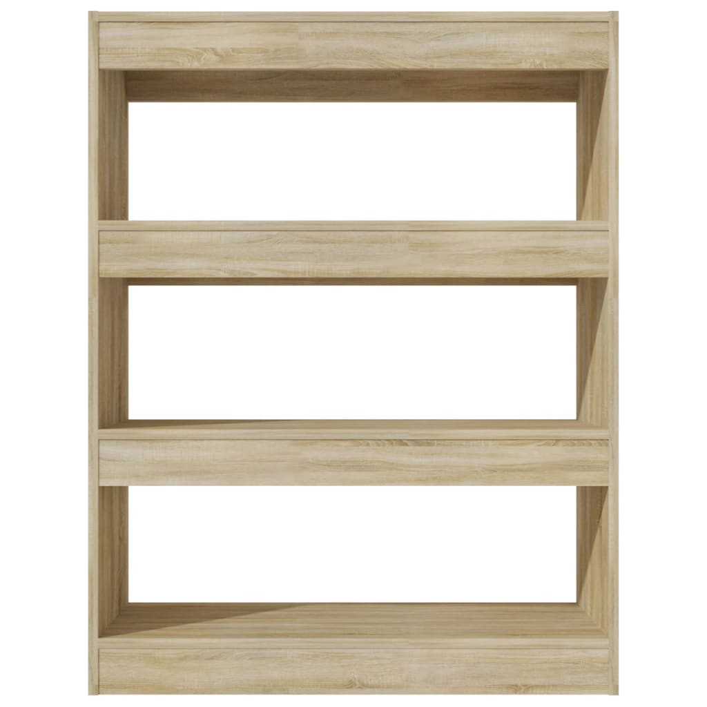 Libreria/Divisorio Rovere Sonoma 80x30x103 cm Legno Multistrato