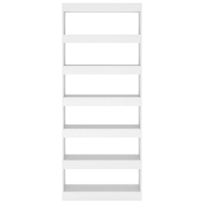 Libreria/Divisorio Bianco 80x30x198 cm in Truciolato