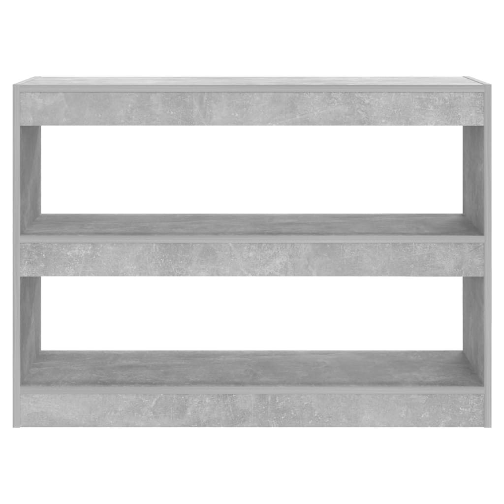 Libreria/Divisorio Grigio Cemento 100x30x72 cm