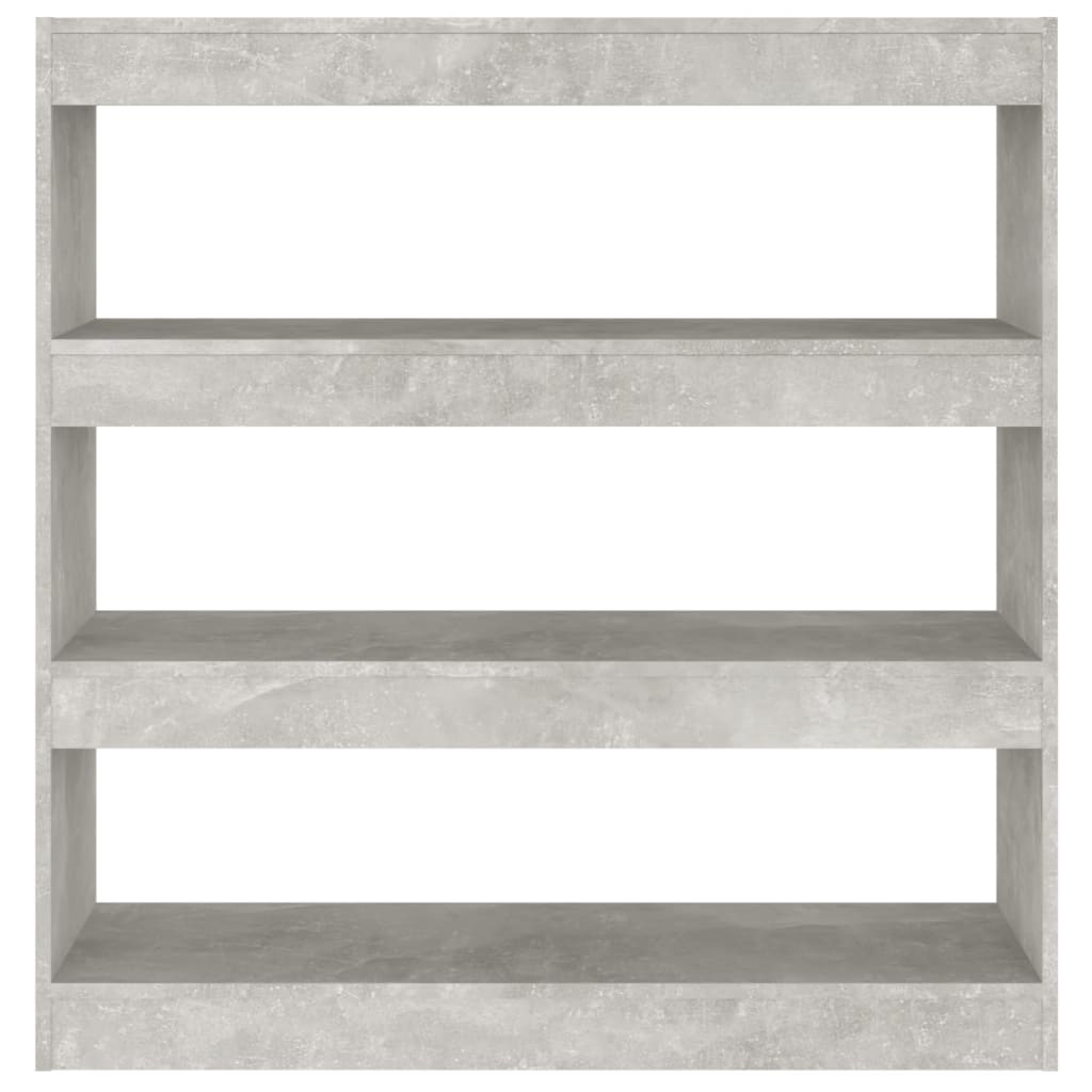 Libreria/Divisorio Grigio Cemento 100x30x103 cm