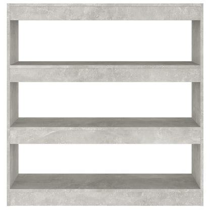 Libreria/Divisorio Grigio Cemento 100x30x103 cm