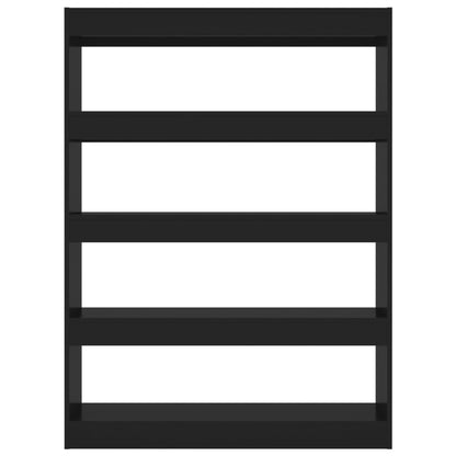 Libreria/Divisorio Nero 100x30x135 cm