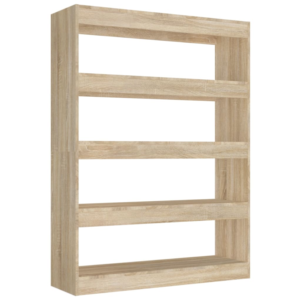 Libreria/Divisorio Rovere Sonoma 100x30x135 cm