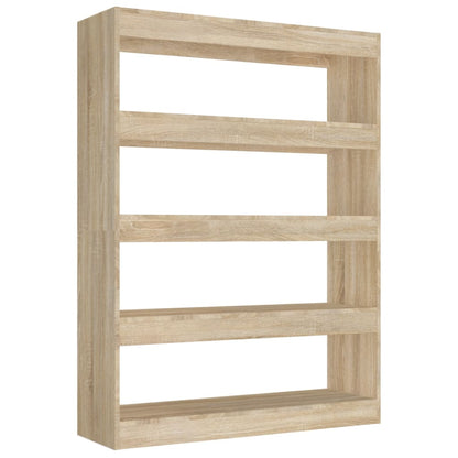 Libreria/Divisorio Rovere Sonoma 100x30x135 cm