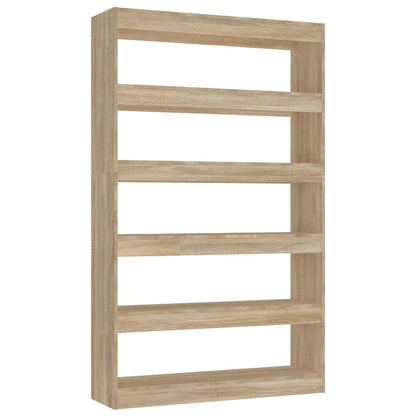 Libreria/Divisorio Rovere Sonoma 100x30x166 cm