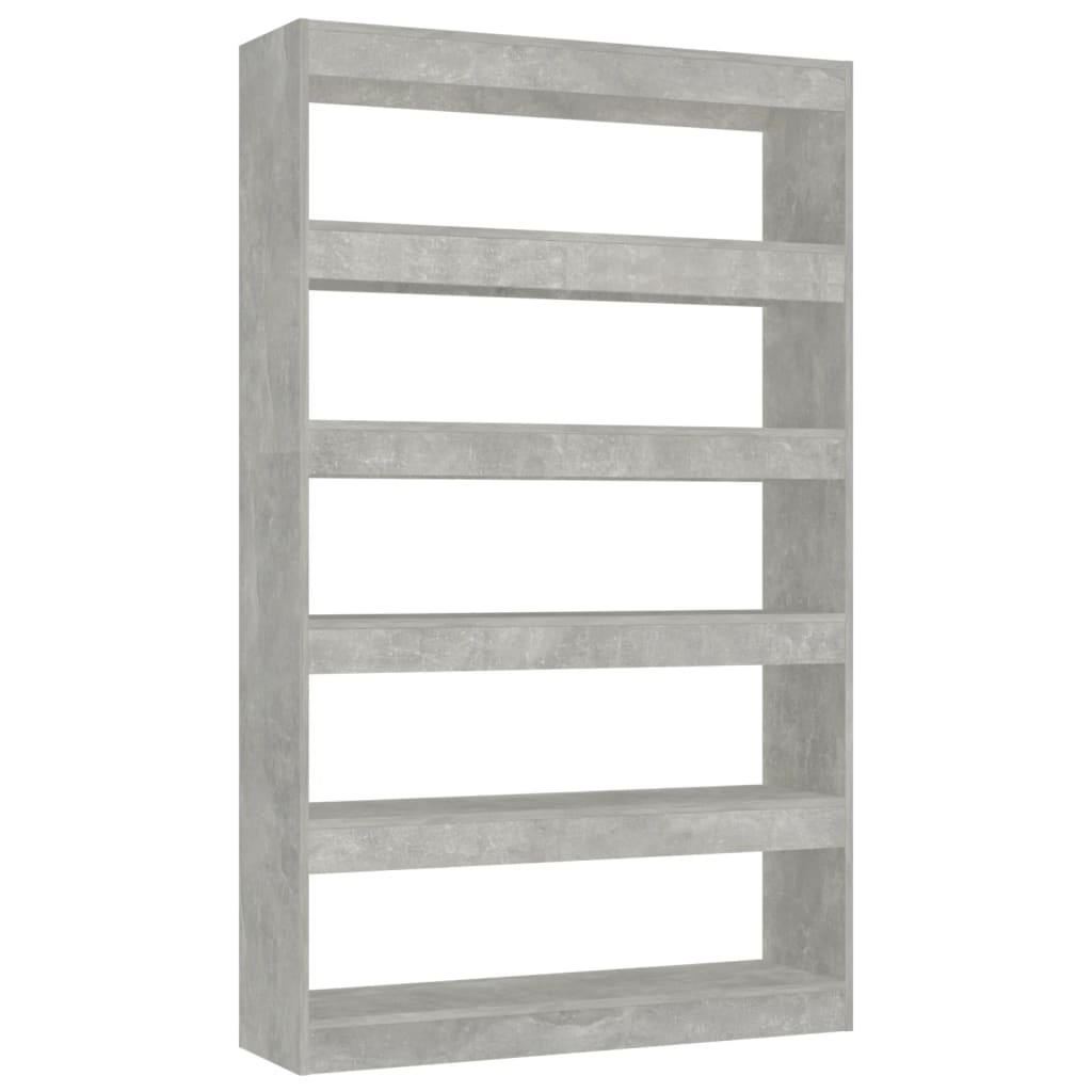 Libreria/Divisorio Grigio Cemento 100x30x166 cm