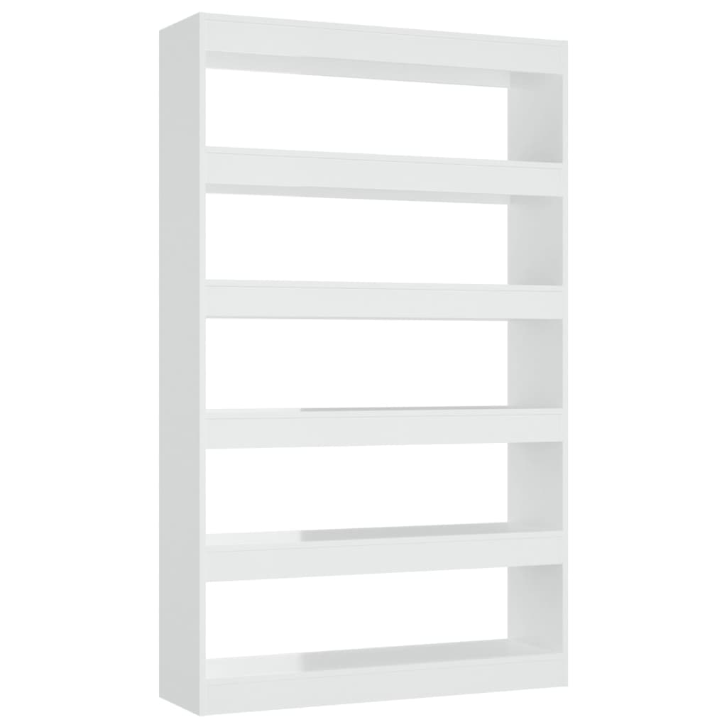 Libreria/Divisorio Bianco Lucido 100x30x166 cm