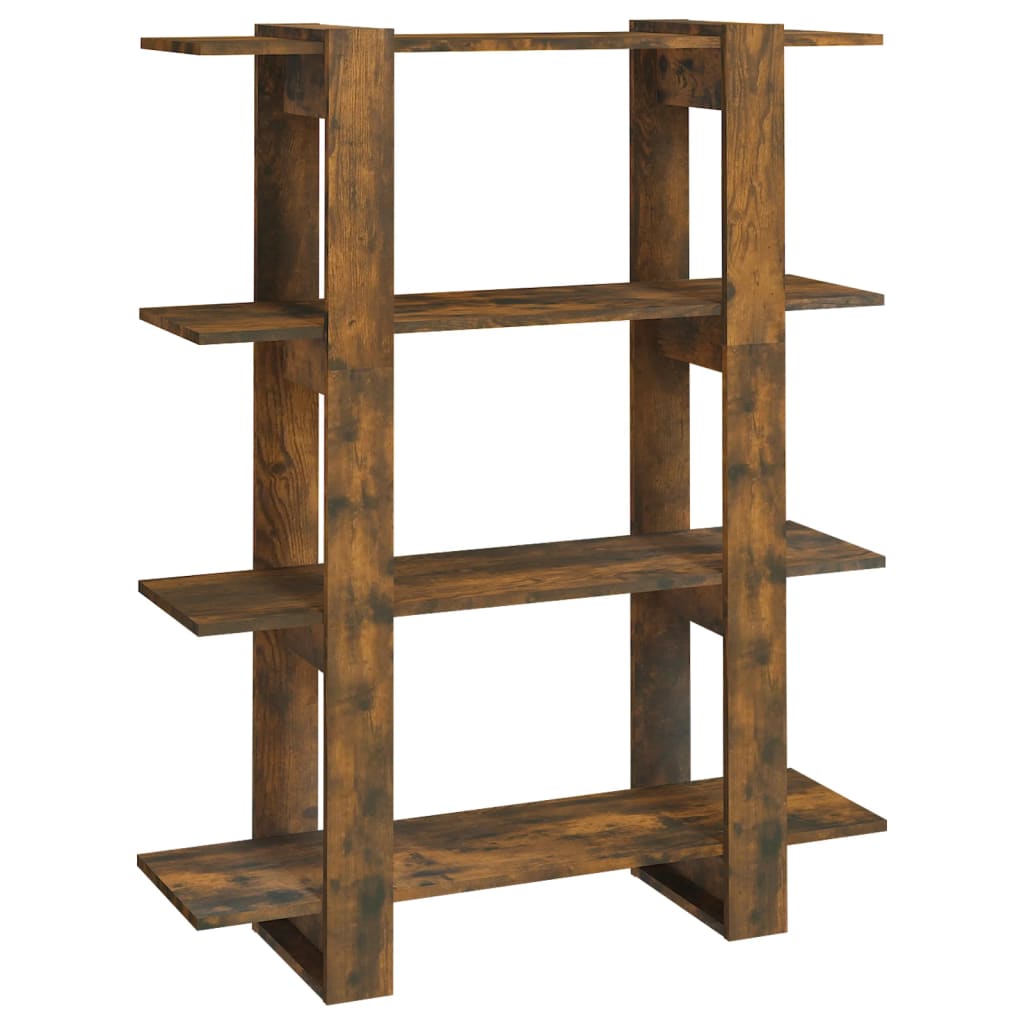 Libreria/Divisorio Rovere Fumo 100x30x123,5 cm