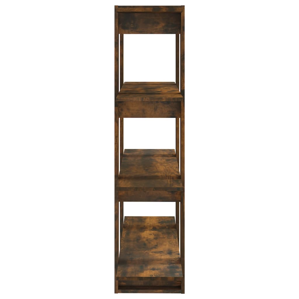 Libreria/Divisorio Rovere Fumo 100x30x123,5 cm
