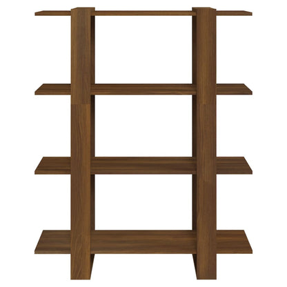 Libreria/Divisorio Rovere Marrone 100x30x123,5 cm
