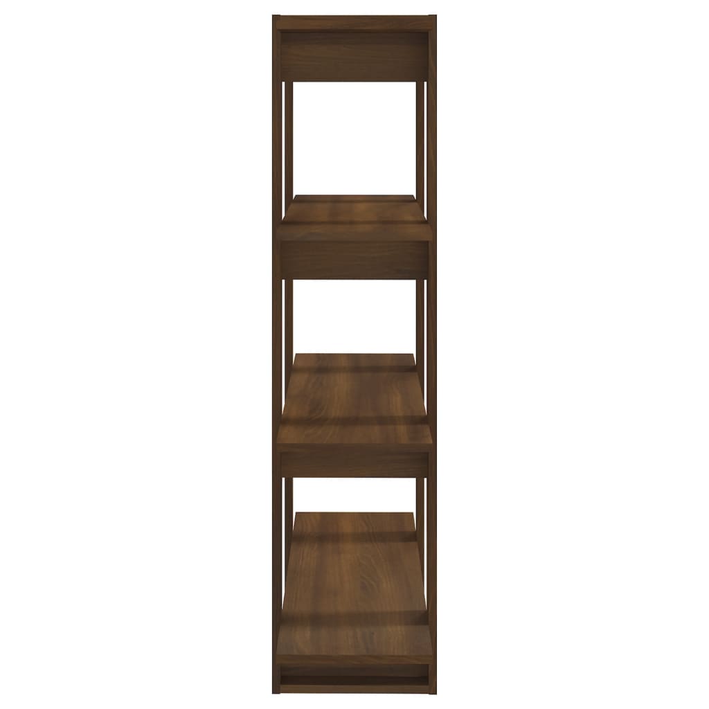 Libreria/Divisorio Rovere Marrone 100x30x123,5 cm