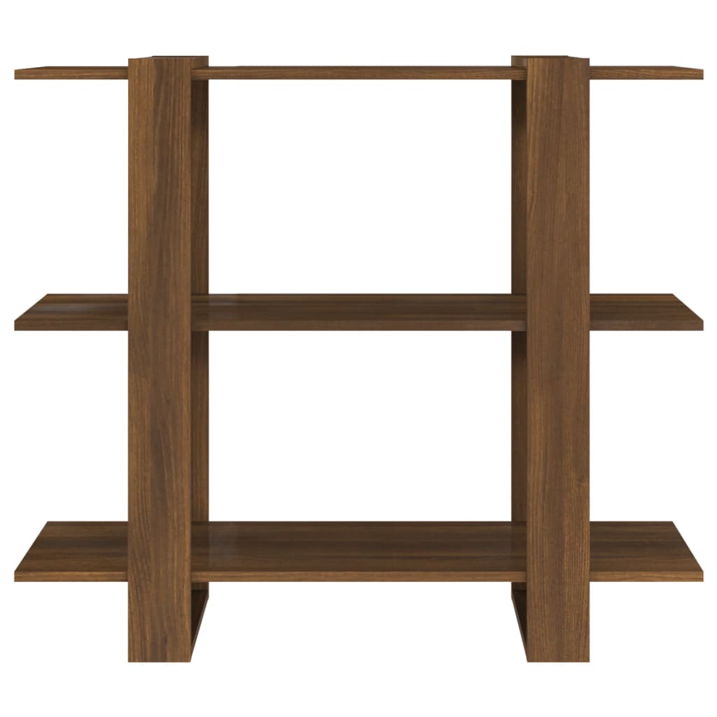 Libreria/Divisorio Rovere Marrone 100x30x87 cm