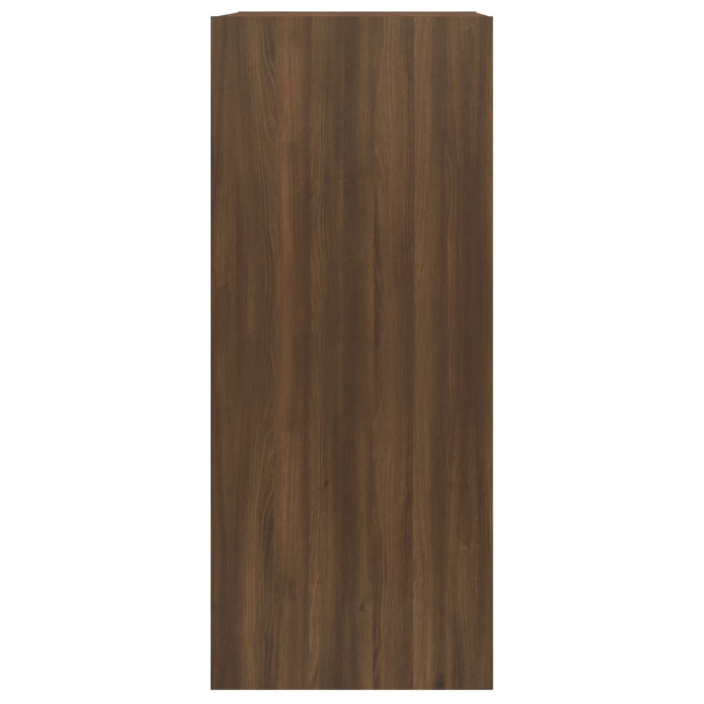 Libreria/Divisorio Rovere Marrone 40x30x72 cm