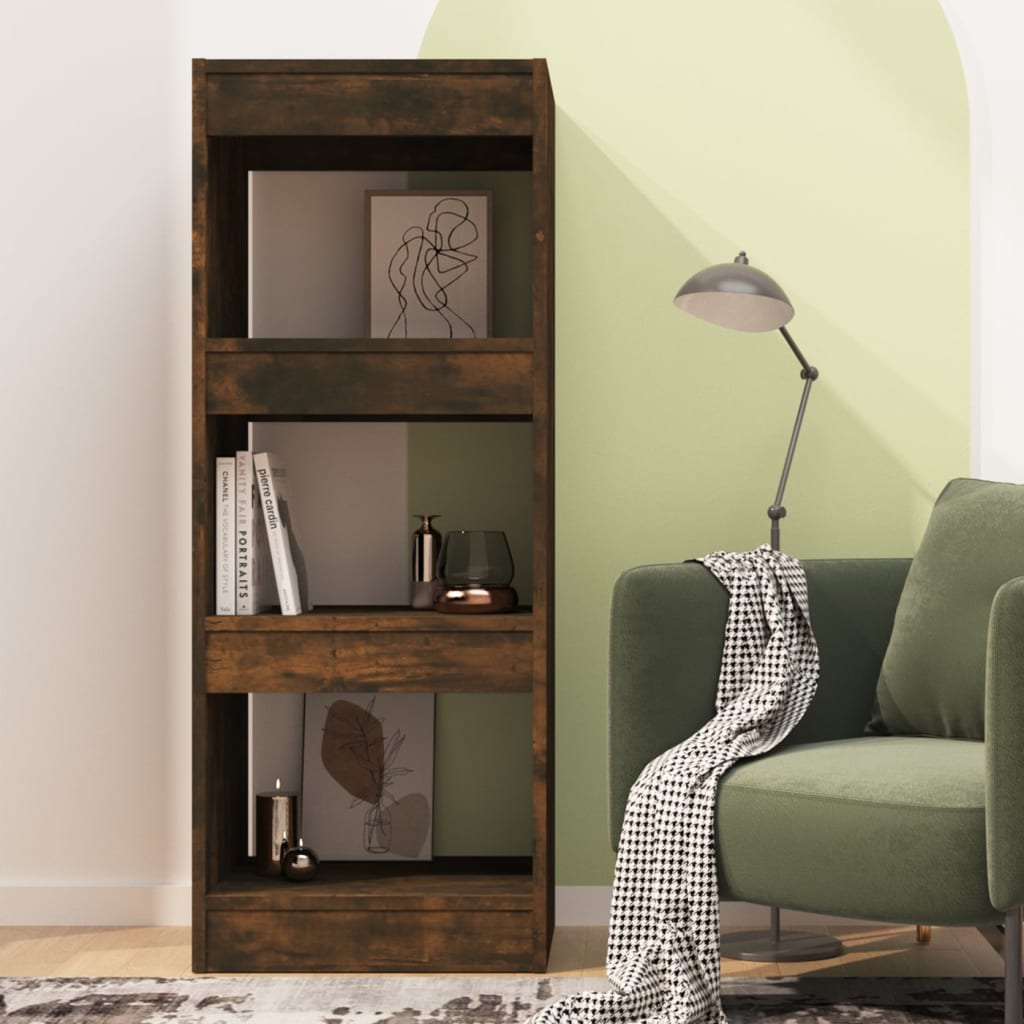 Libreria/Divisorio Rovere Fumo 40x30x103 cm in Truciolato