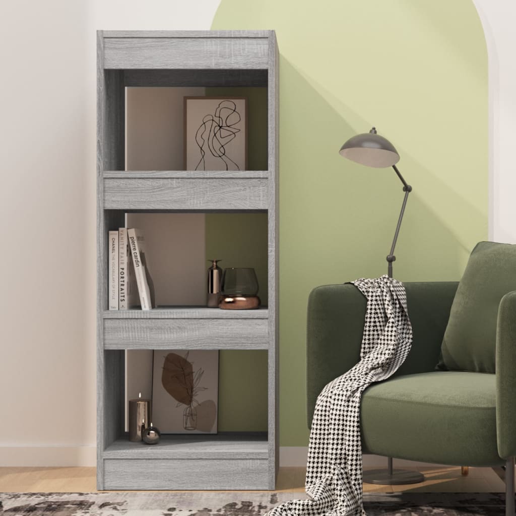 Libreria/Divisorio Grigio Sonoma 40x30x103 cm in Truciolato