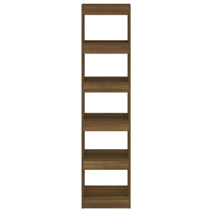 Libreria/Divisorio Rovere Marrone 40x30x166 cm