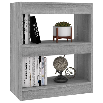 Libreria/Divisorio Grigio Sonoma 60x30x72 cm