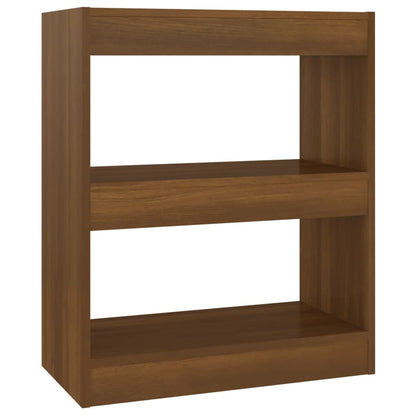 Libreria/Divisorio Rovere Marrone 60x30x72 cm