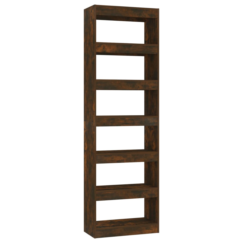 Libreria/Divisorio Rovere Fumo 60x30x198 cm