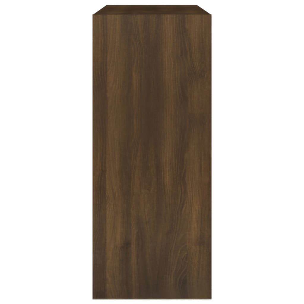 Libreria/Divisorio Rovere Marrone 80x30x72 cm