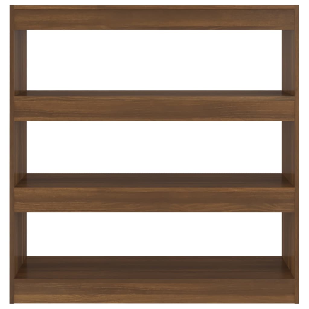 Libreria/Divisorio Rovere Marrone 100x30x103 cm