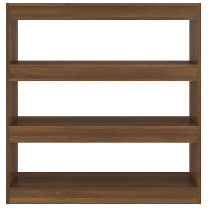 Libreria/Divisorio Rovere Marrone 100x30x103 cm