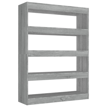 Libreria/Divisorio Grigio Sonoma 100x30x135 cm