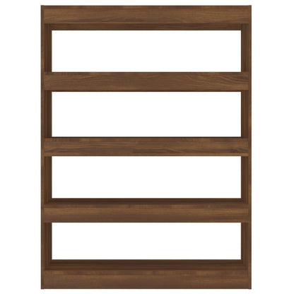 Libreria/Divisorio Rovere Marrone 100x30x135 cm