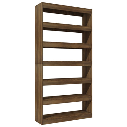 Libreria/Divisorio Rovere 100x30x198 cm in Legno Multistrato