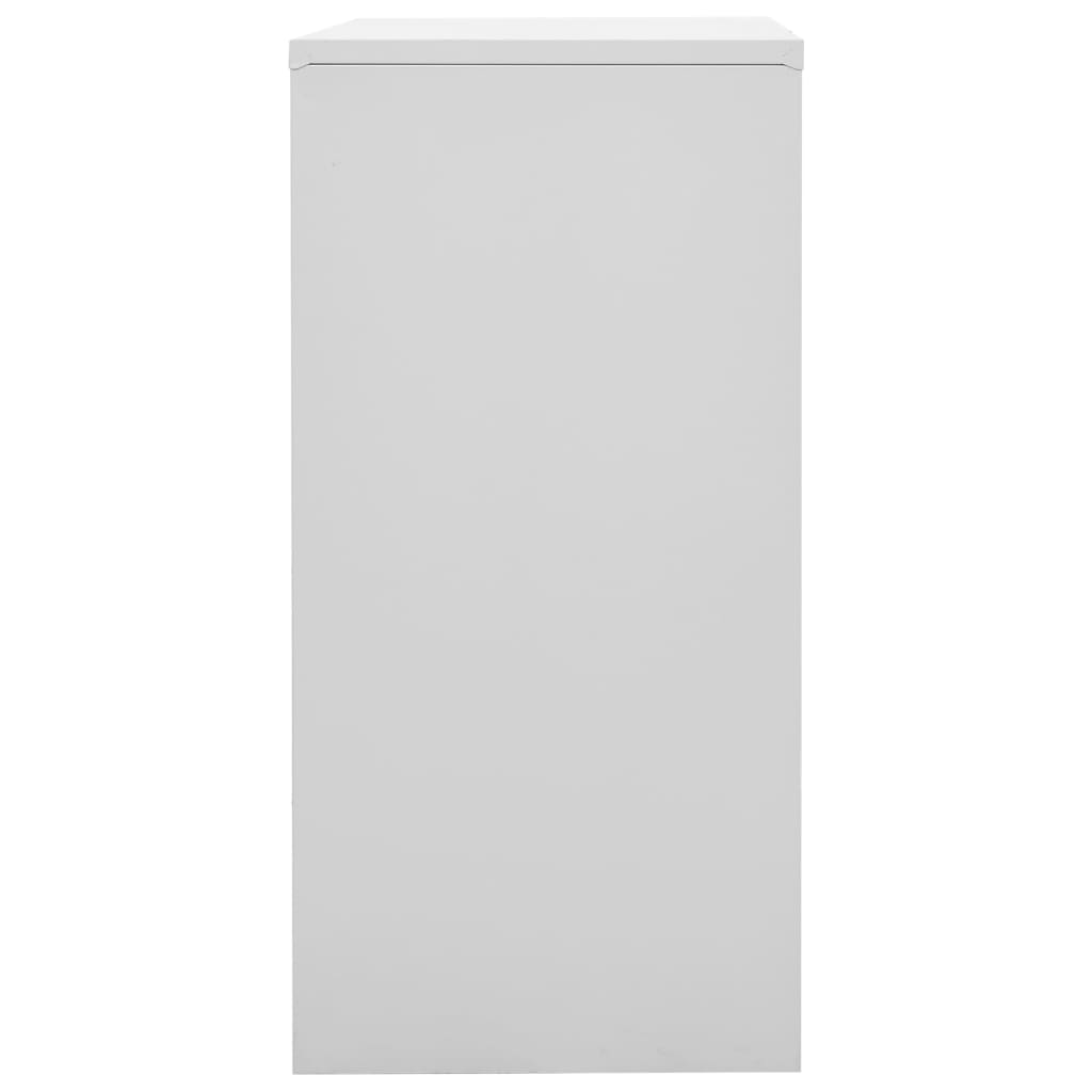 Armadietti Chiavi 2pz Grigio Chiaro Verde 90x45x92,5cm Acciaio