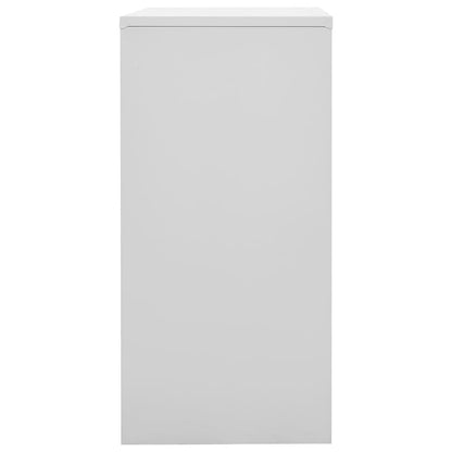 Armadietti e Chiavi 5pz Grigio Chiaro Blu 90x45x92,5cm Acciaio
