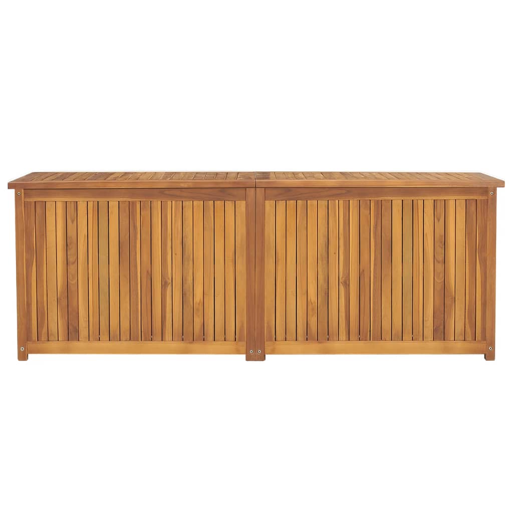 Cassa da Giardino 150x50x55 cm in Legno Massello di Teak